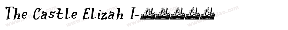 The Castle Elizah I字体转换